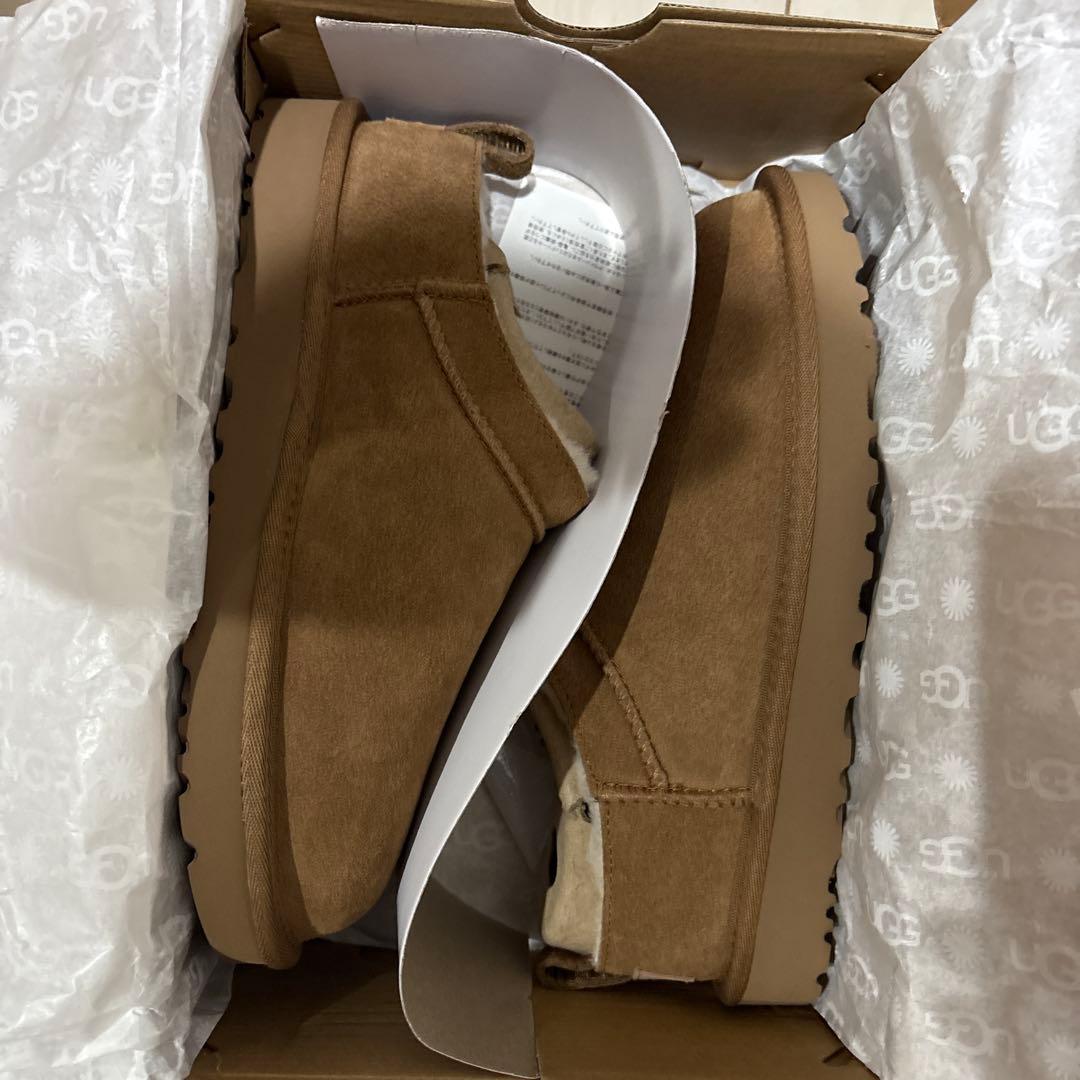 UGG CLASSIC MICRO ブラウン スリッポン