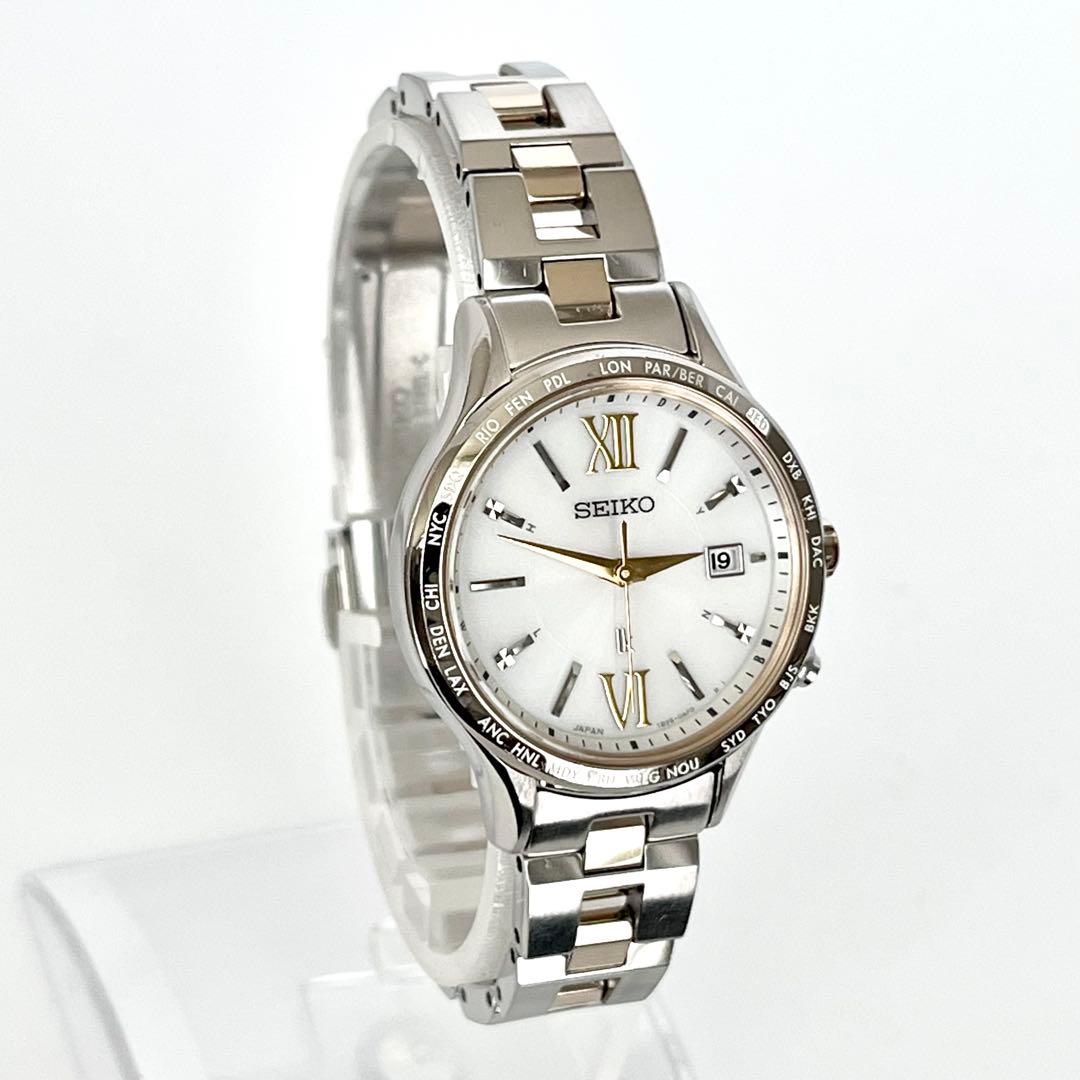 セイコー SEIKO ルキア レディース 腕時計 稼働 電波ソーラー s2159