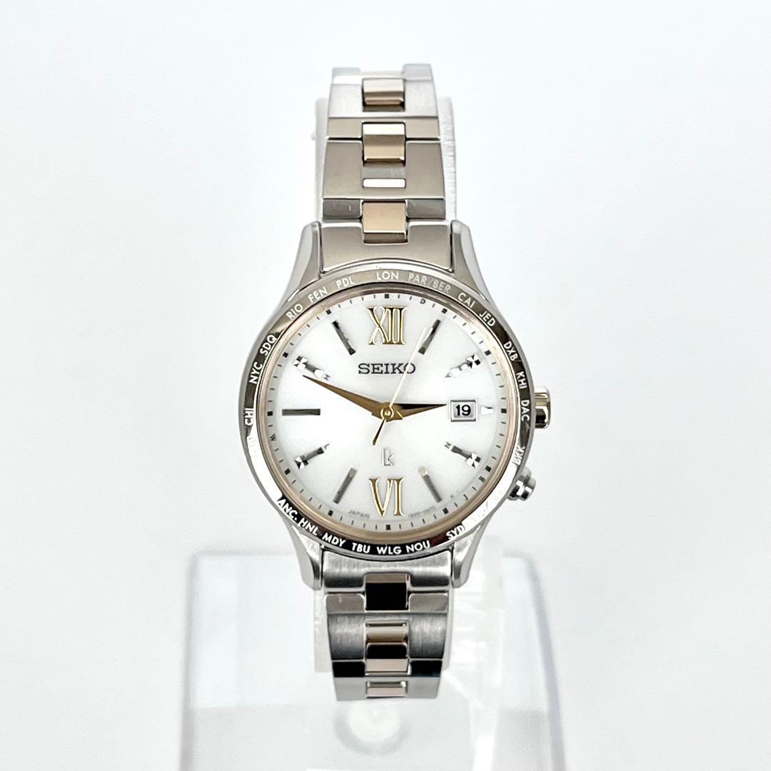 セイコー SEIKO ルキア レディース 腕時計 稼働 電波ソーラー s2159