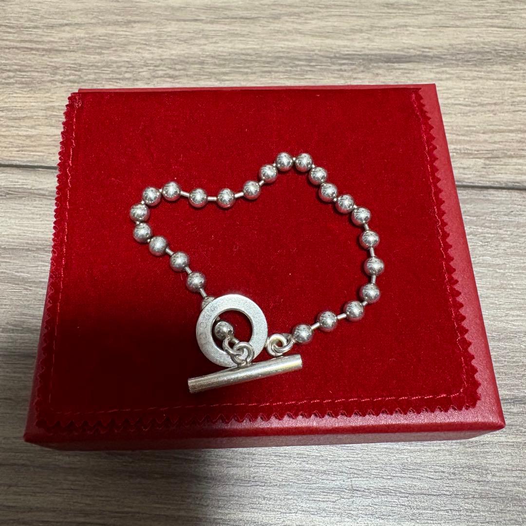 GUCCI ボールチェーンブレスレット シルバー925 イタリア製