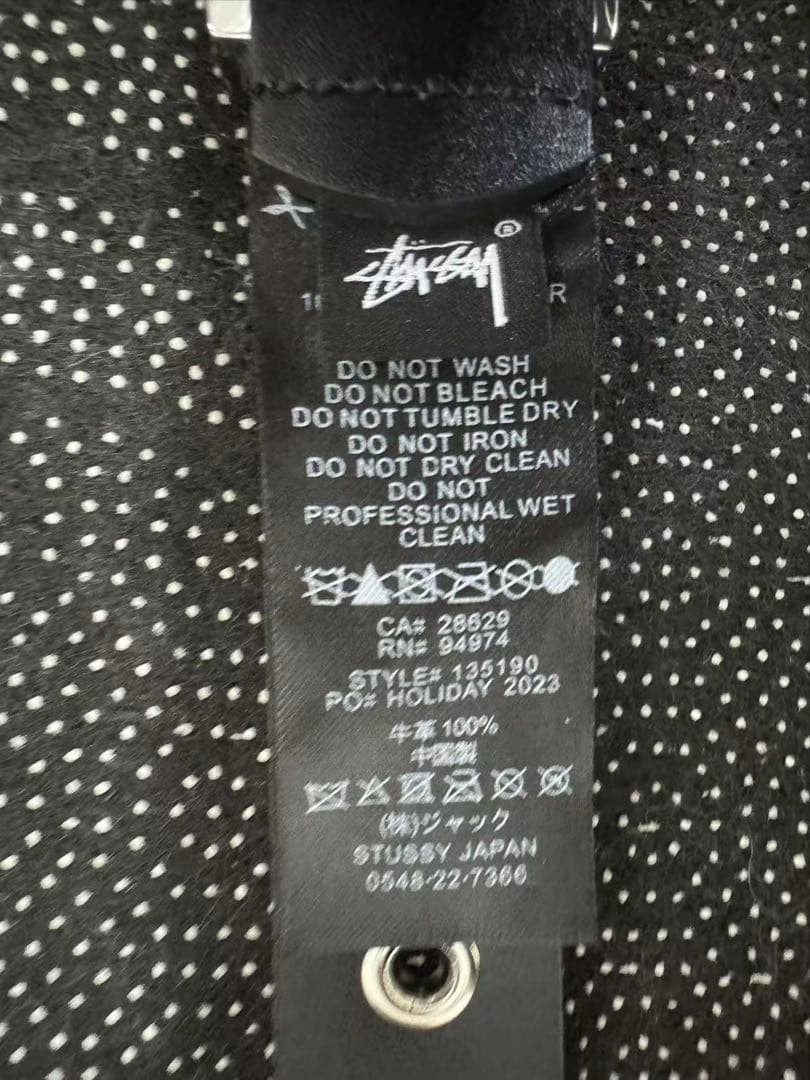 小物 STUSSY  SUIT DRESS BELT BLACK S