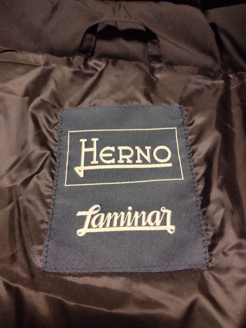 【美品】ヘルノ Herno ラミナー ゴアテックス ダウンコート 黒 38