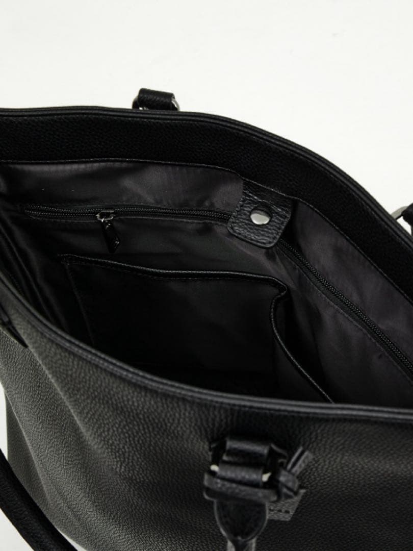 新品 ABAHOUSE シボレザー 縦型 2WAY トートバッグ PC対応