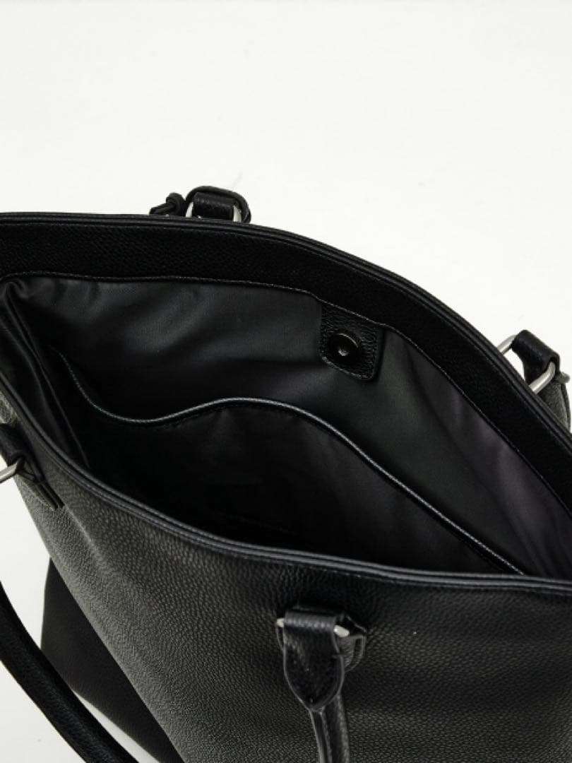 新品 ABAHOUSE シボレザー 縦型 2WAY トートバッグ PC対応