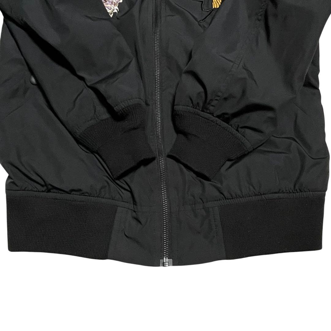 ALPHA MA-1 刺繍 Mサイズ スカジャン風 ブラック