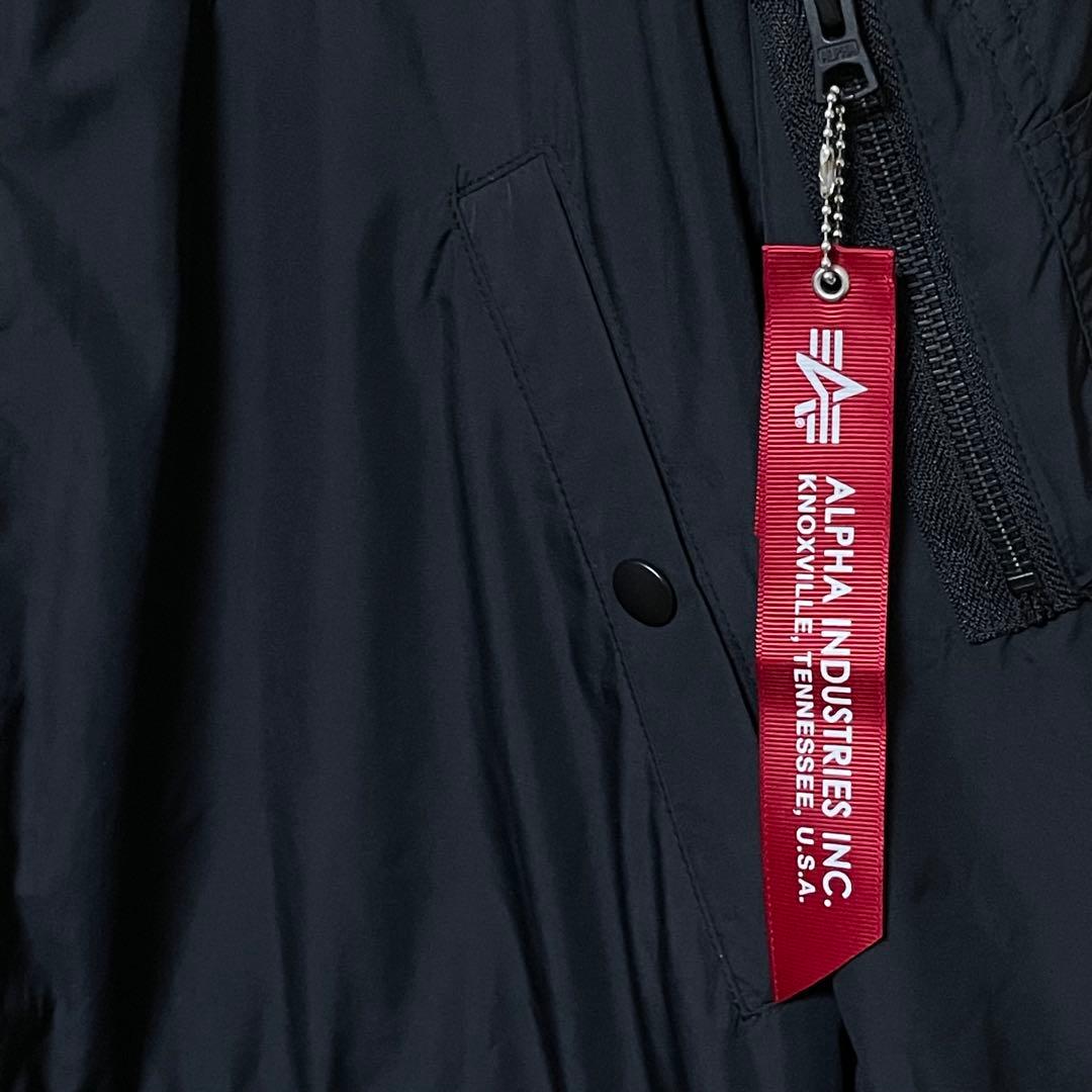 ALPHA MA-1 刺繍 Mサイズ スカジャン風 ブラック