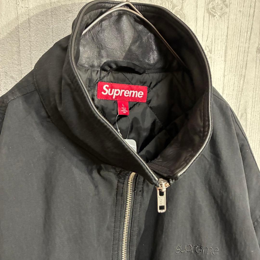 【入手困難】シュプリーム　レザーカラー ユーティリティジャケット　L