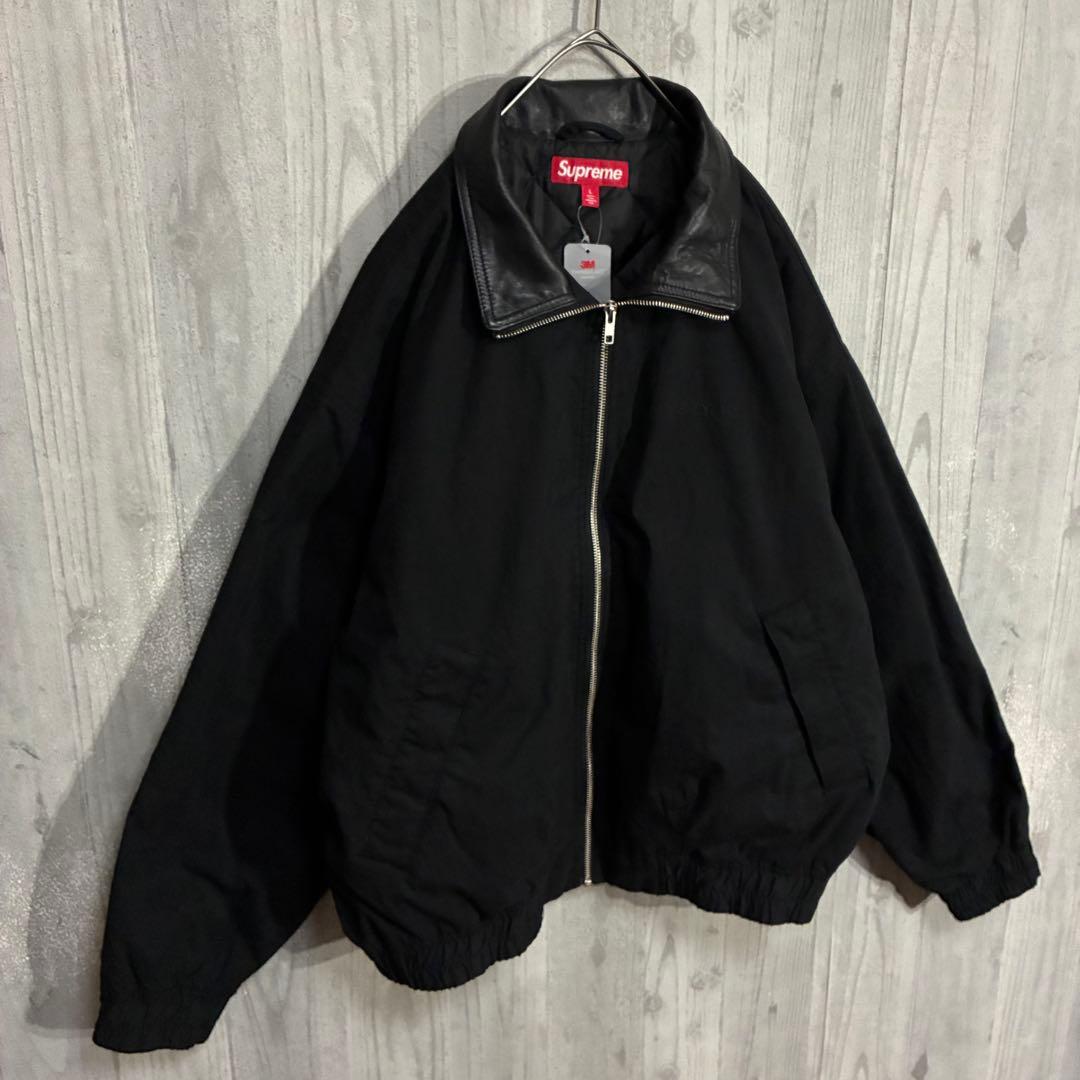 【入手困難】シュプリーム　レザーカラー ユーティリティジャケット　L