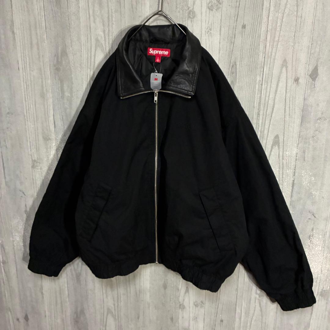 【入手困難】シュプリーム　レザーカラー ユーティリティジャケット　L