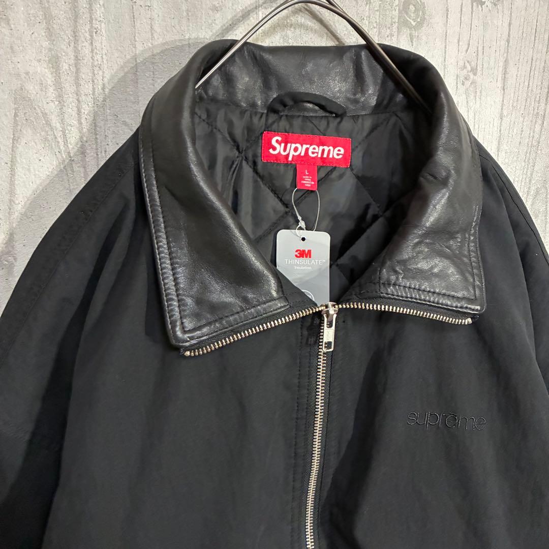 【入手困難】シュプリーム　レザーカラー ユーティリティジャケット　L