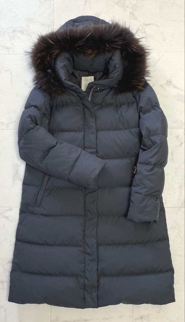 ☆極美品☆ ビ―ミングbyビームス定価33,000円 河田ロングダウン 墨色　S