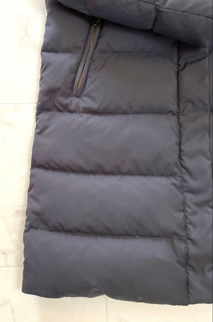 ☆極美品☆ ビ―ミングbyビームス定価33,000円 河田ロングダウン 墨色　S