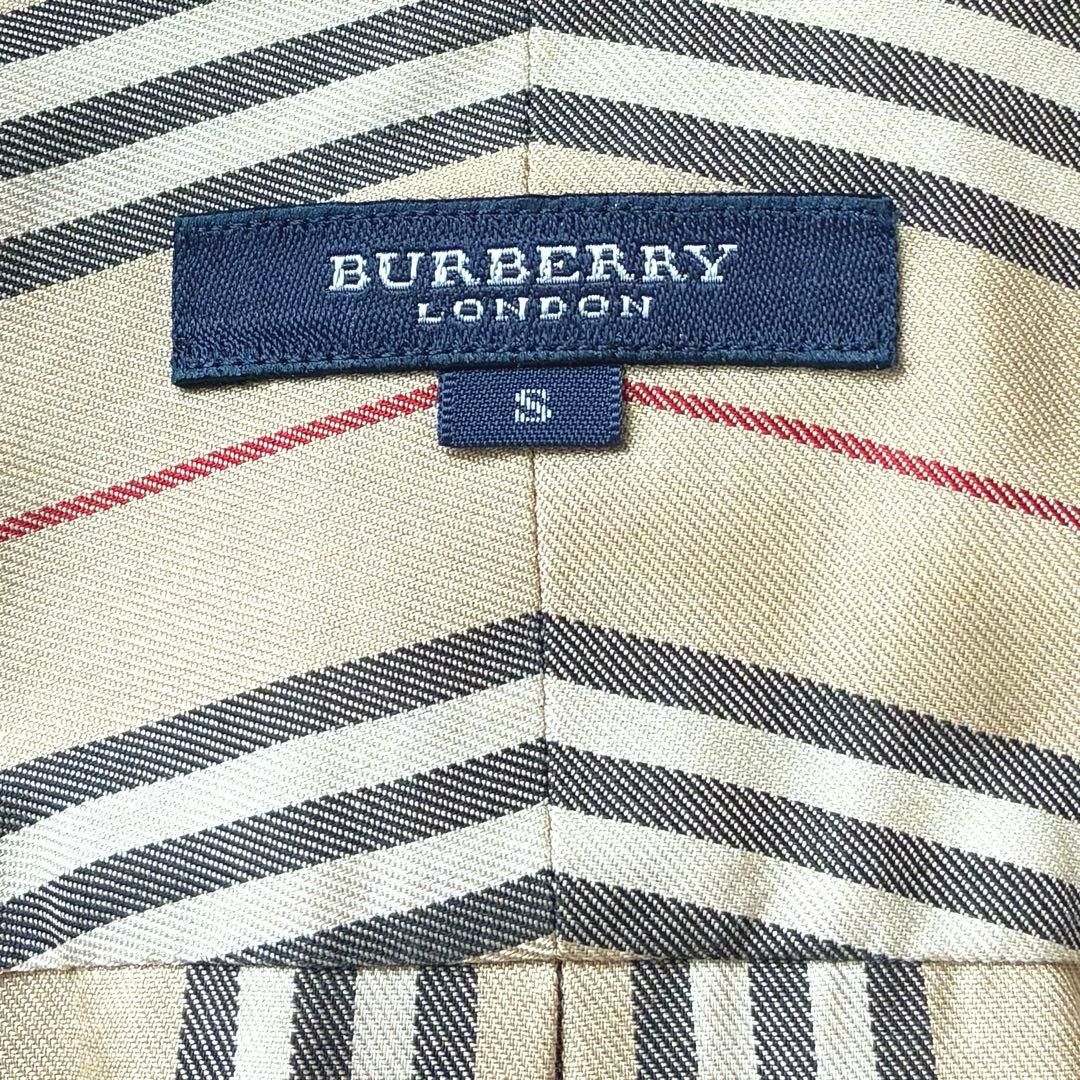 バーバリー ストライプ シャツ ベージュ Yシャツ ワイシャツ 長袖 ノバ S