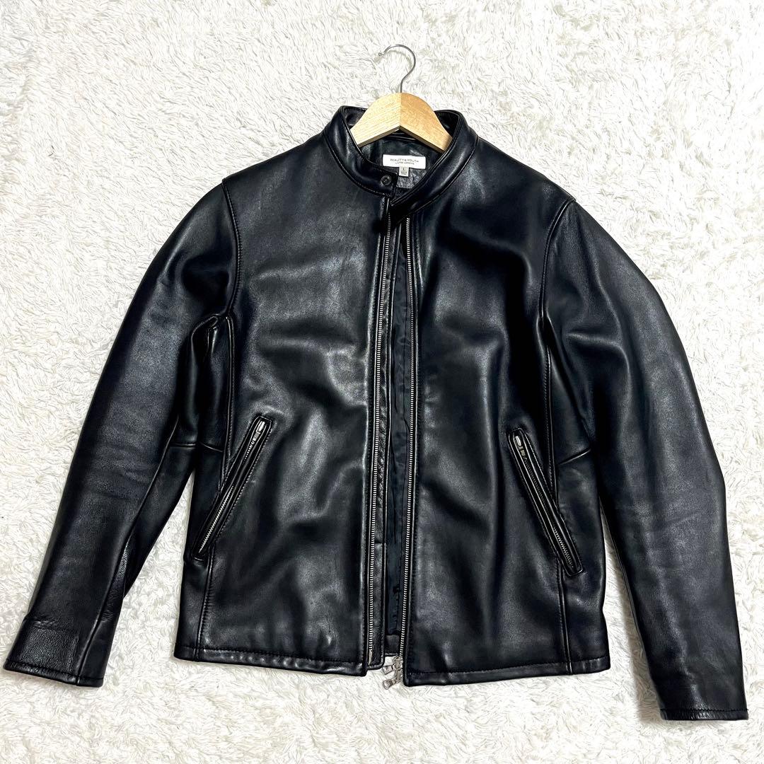 ✨美品✨ユナイテッドアローズ ラムレザー 本革 Lサイズ レザージャケット