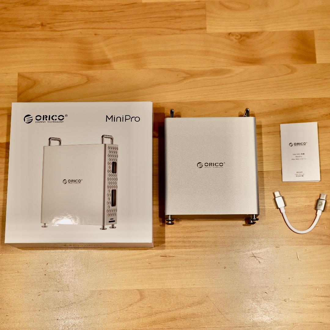 ORICO Mini Proスタンド 1TB SSD内蔵 Mac mini M4