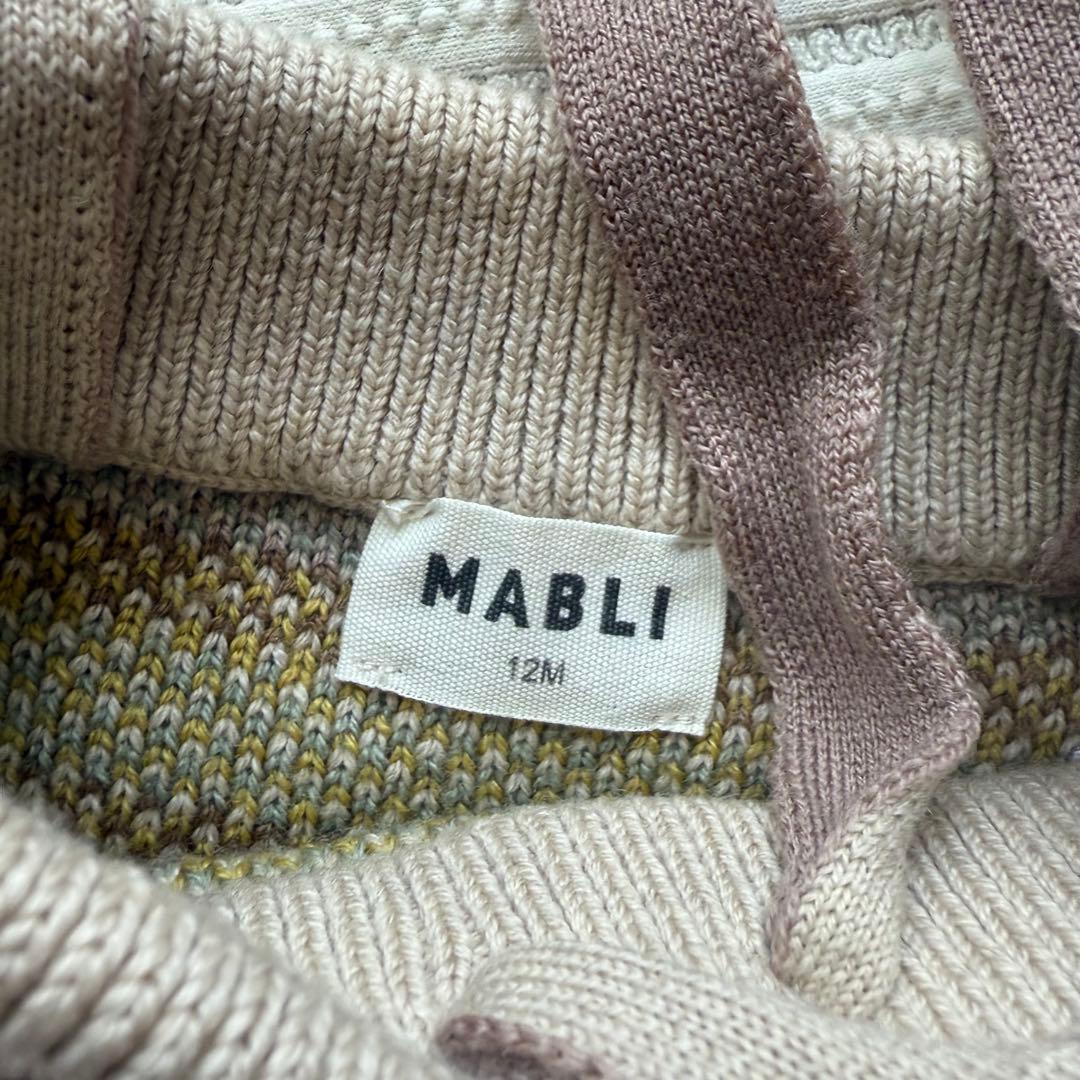 MABLI ニットパンツとボンネット　セット