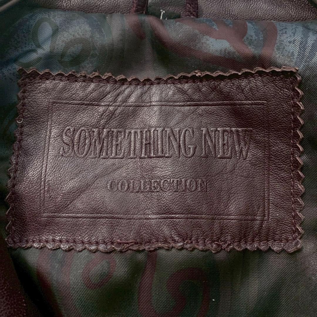 【本革ラムレザー】90s Vintage レザージャケット L 羊革 ブラウン