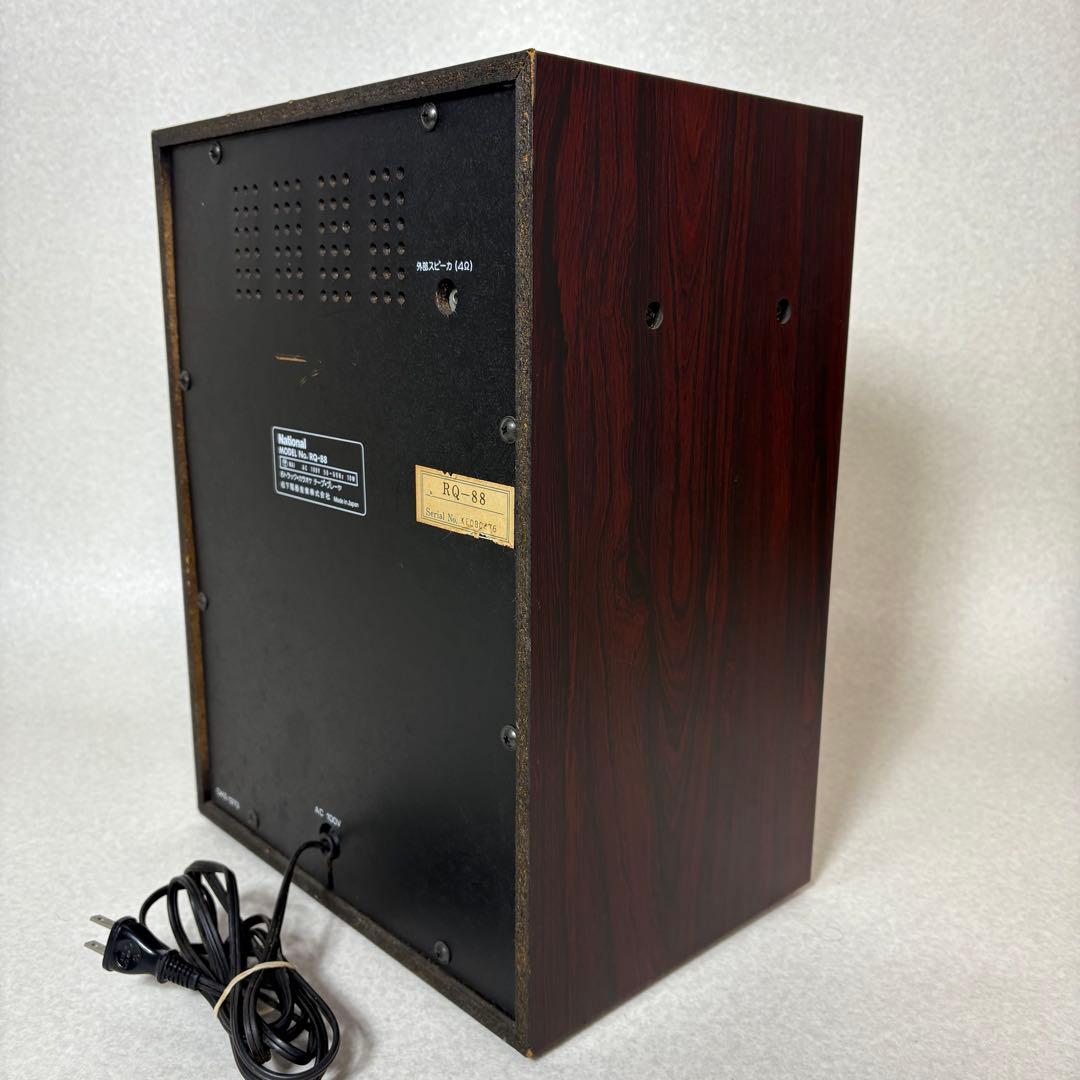 National RQ-88 8トラック カラオケ機 昭和レトロ 動作品 テープ