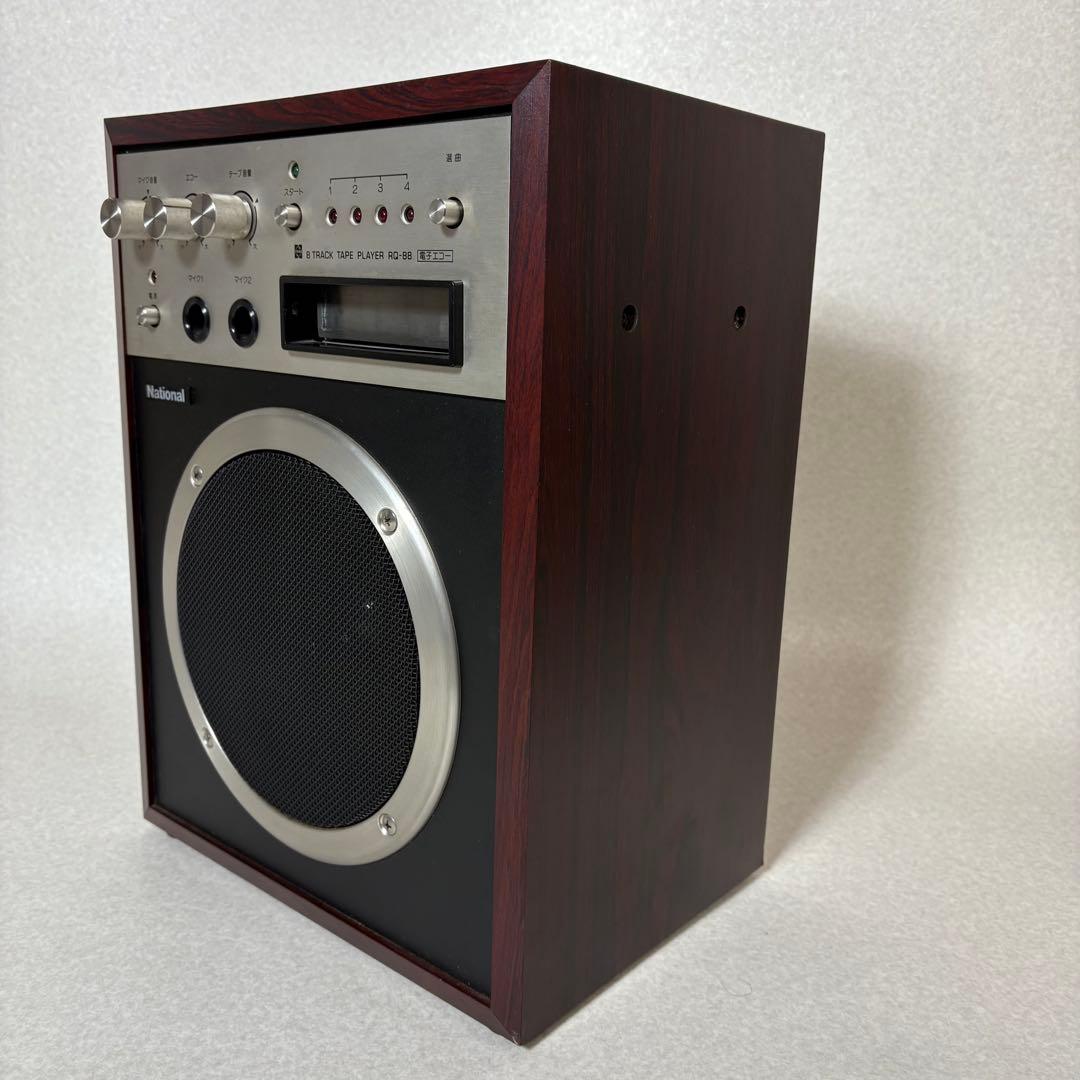 National RQ-88 8トラック カラオケ機 昭和レトロ 動作品 テープ