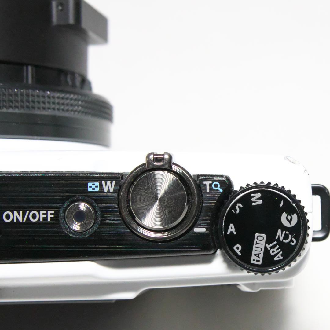 【訳あり】OLYMPUS デジタルカメラ XZ-1 ホワイト 自動開閉キャップ付