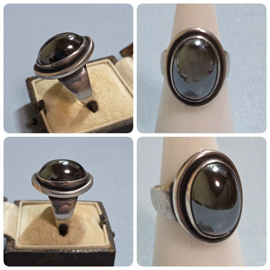 ジョージジェンセン リング 46A ヘマタイト 16.5号 ユニセックス 廃盤