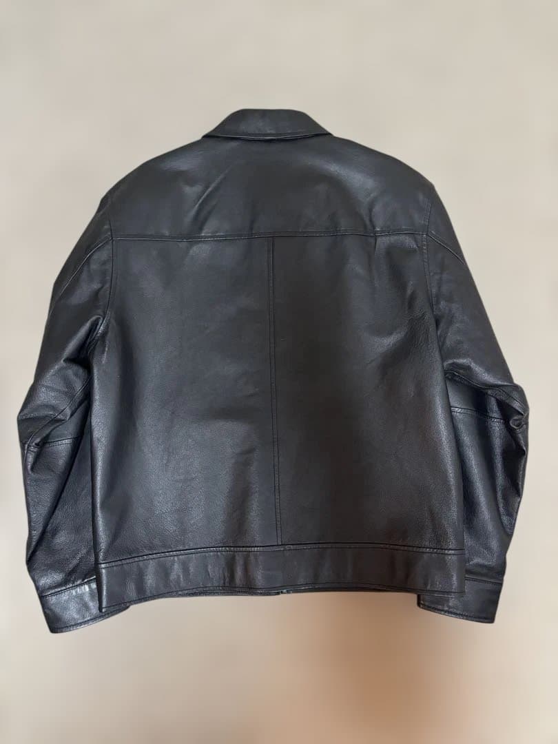 ST.JOHN’S BAYリアルレザージャケット　黒　M