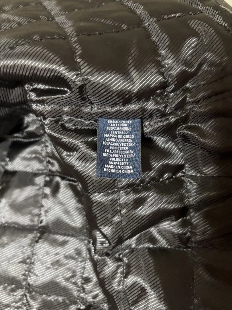 ST.JOHN’S BAYリアルレザージャケット　黒　M