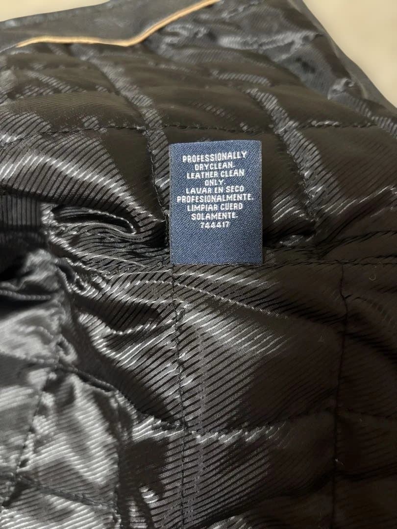 ST.JOHN’S BAYリアルレザージャケット　黒　M