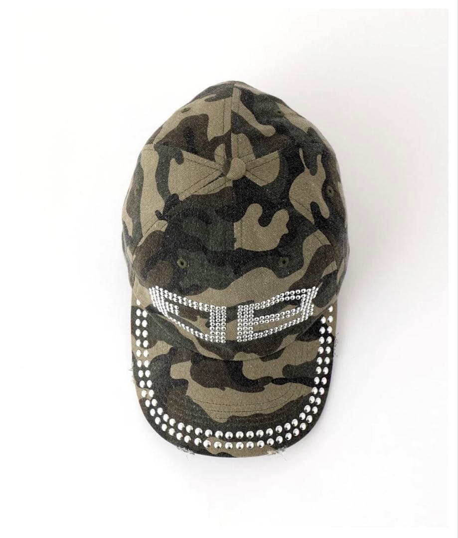 帽子 beeden BD STUDS DAMAGE CAP