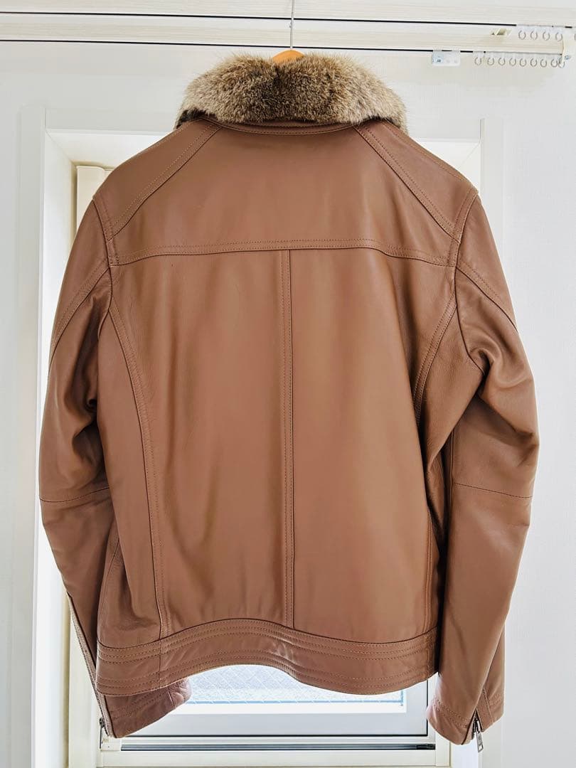 BLACK LABEL CRESTBRIDGE 羊革 ファージャケット