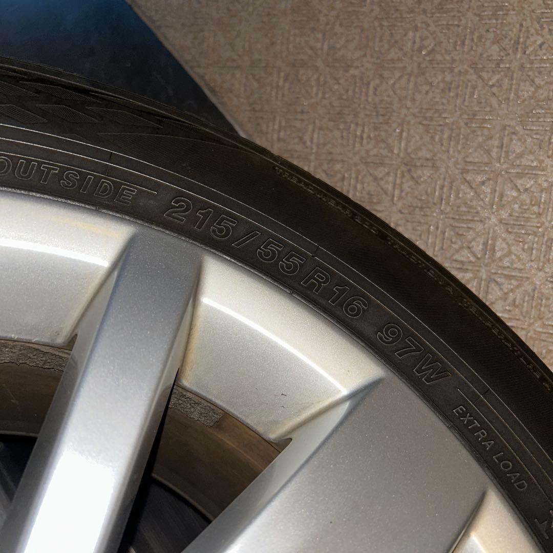 Volkswagen 16インチ ホイールセット　夏タイヤ　　送料込