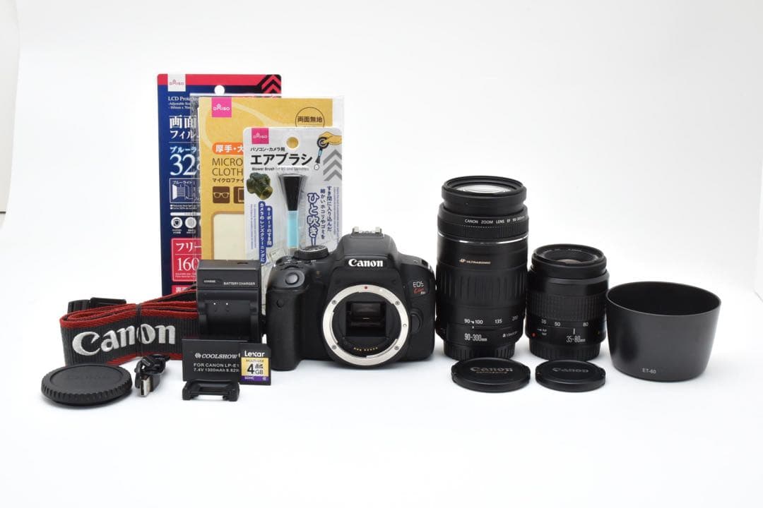 デジタルカメラ CANON EOS Kiss X9i /EF 35-80mm/90-300mm