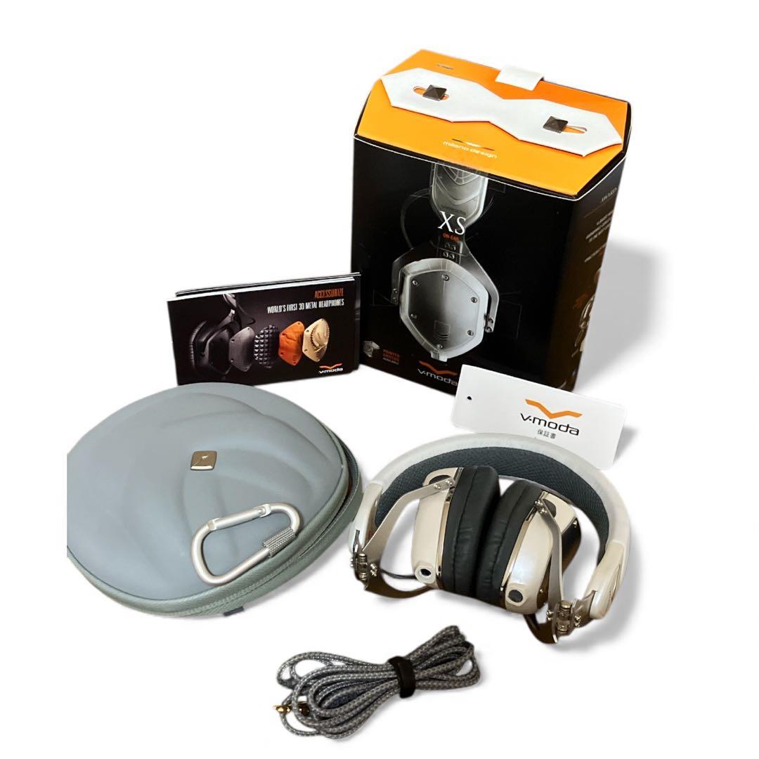 【メーカー調整品・良品】V-MODA XS オンイヤーヘッドホン 折りたたみ可