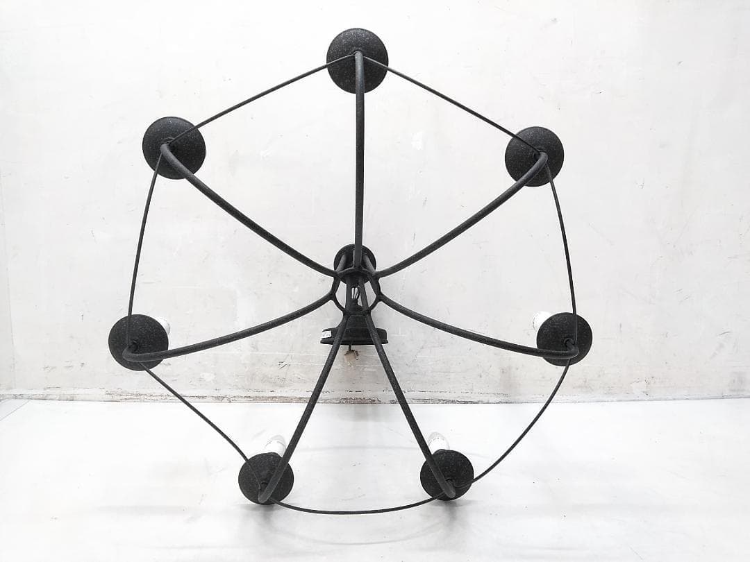 KOIZUMI シャンデリア AAE580114 ブラック 7灯 ♪