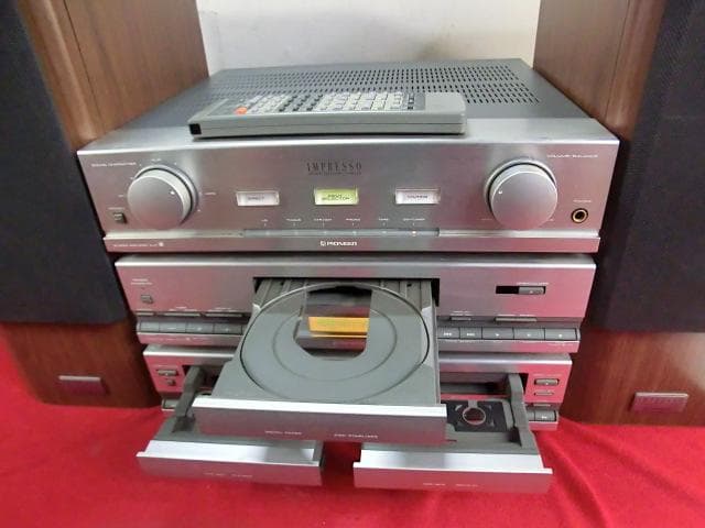 166：Pioneer A-J7　FD-J7　T-J7　ミニコンポ　ジャンク