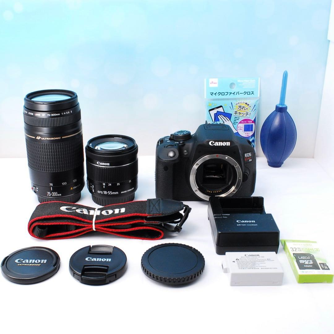 Canon EOS Kiss X7i Wレンズキット 届いてすぐ使える♫