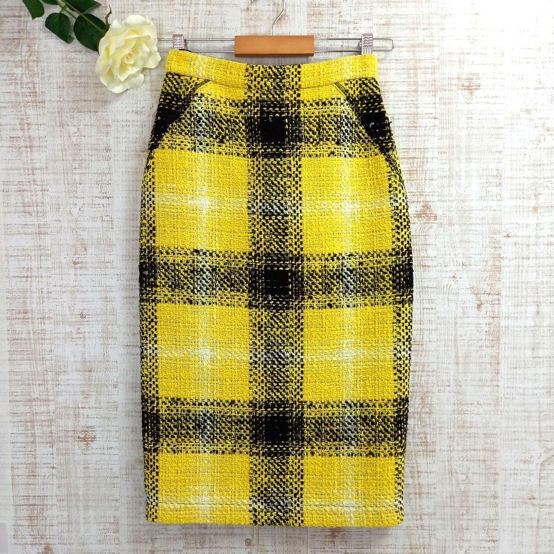 ★みー★☆美品 N°21 ヌメロヴェントゥーノ ツイード ジップ スカート