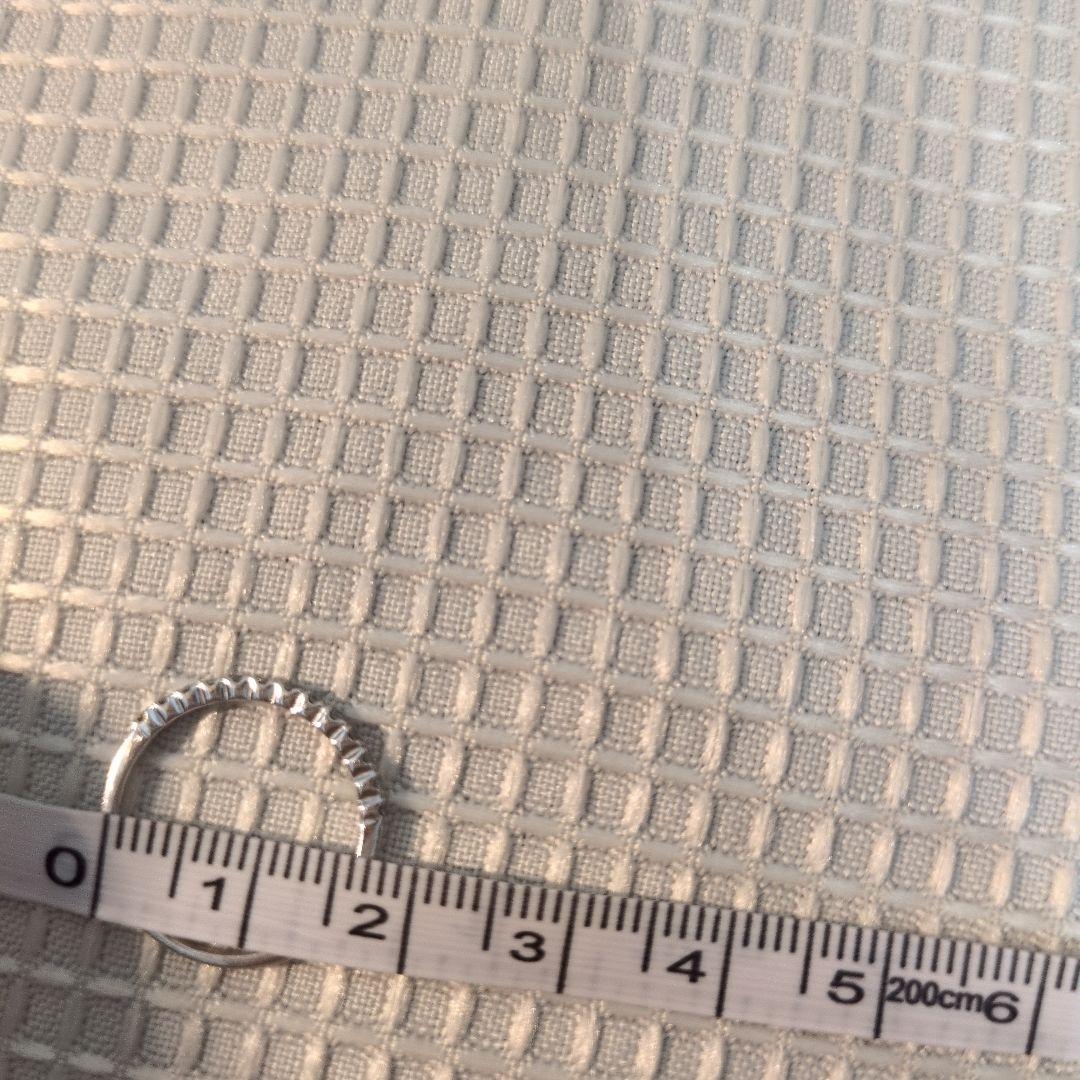 k10wgダイヤモンドハーフエタニティリング9号【最終価格】