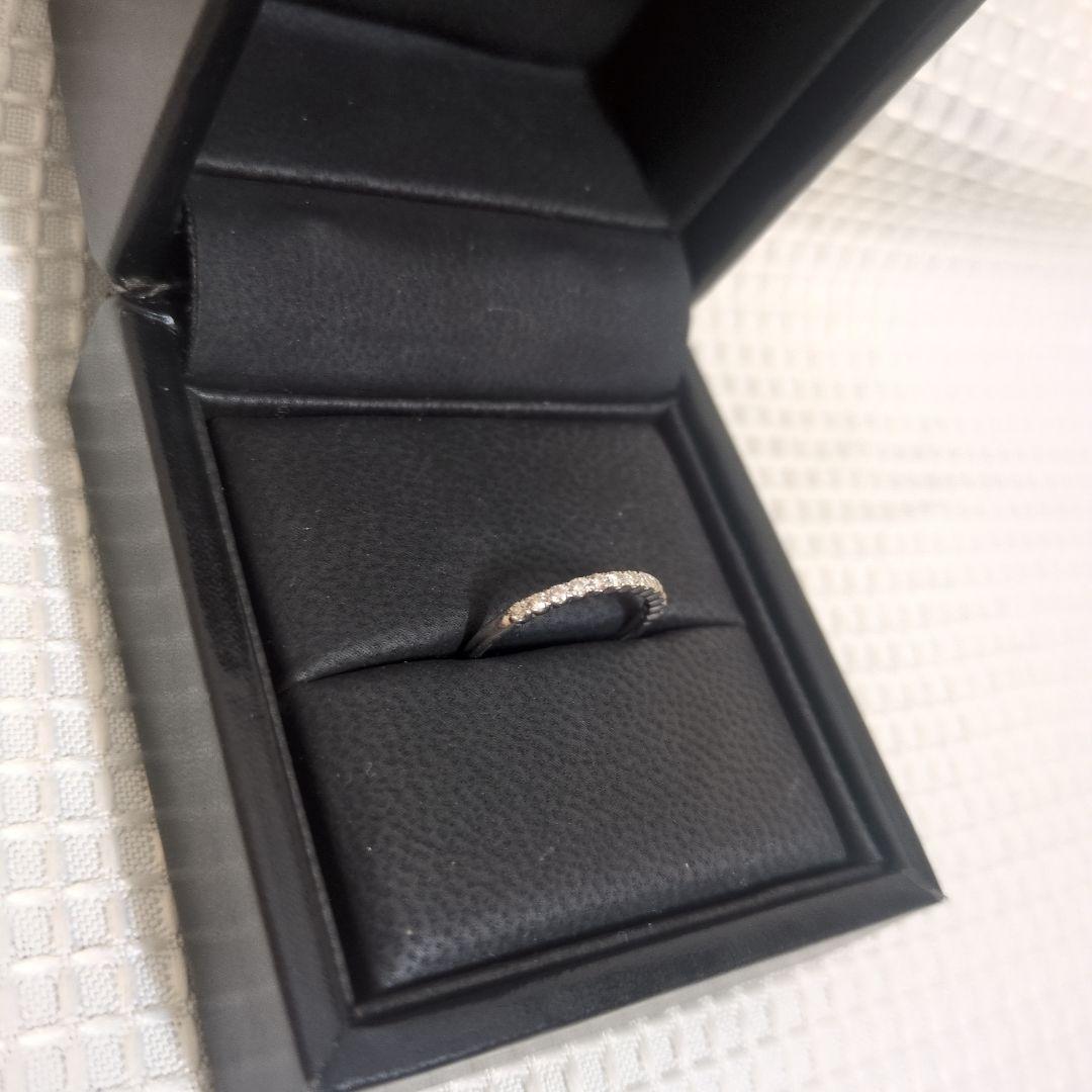 k10wgダイヤモンドハーフエタニティリング9号【最終価格】