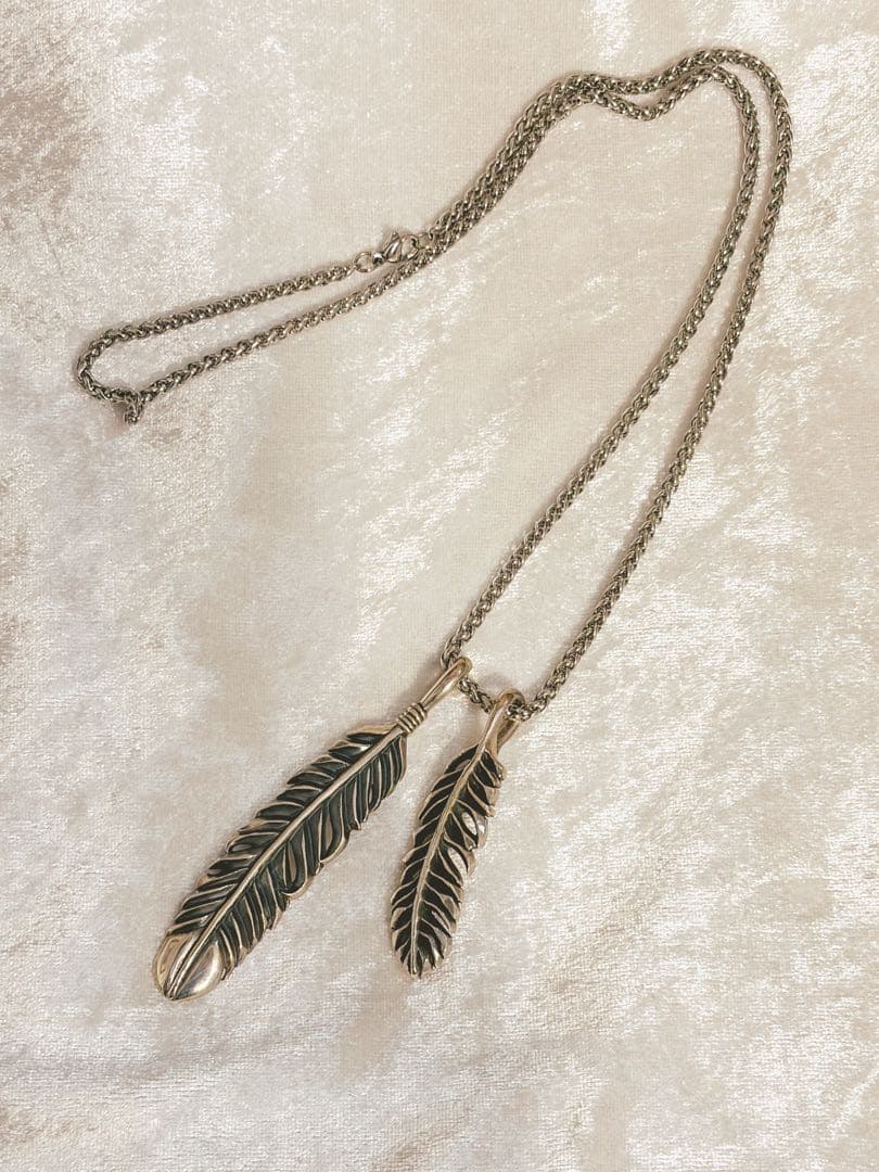 【総額６万円超・美品】　GARNI Eagle Feather ネックレス