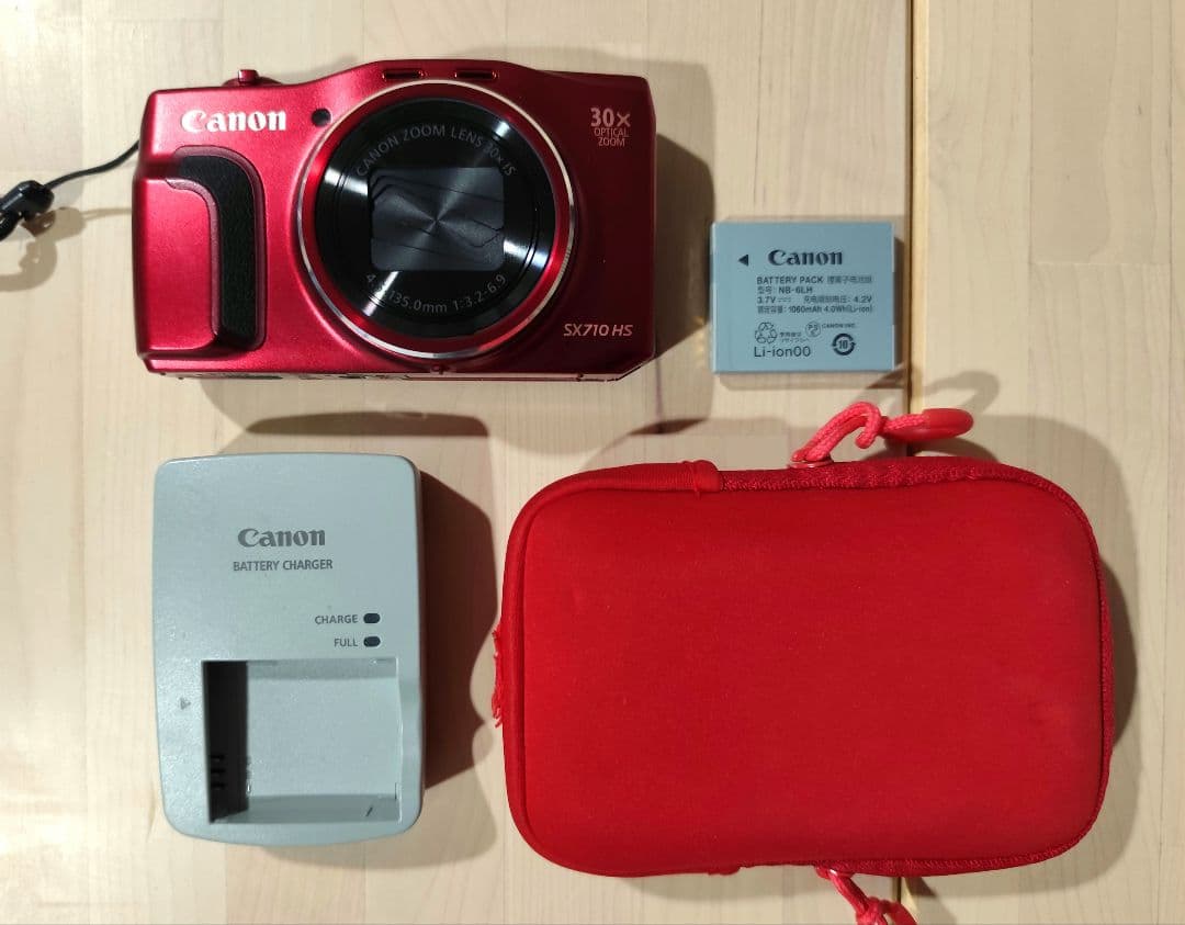 デジカメ Canon SX710 HS レッド