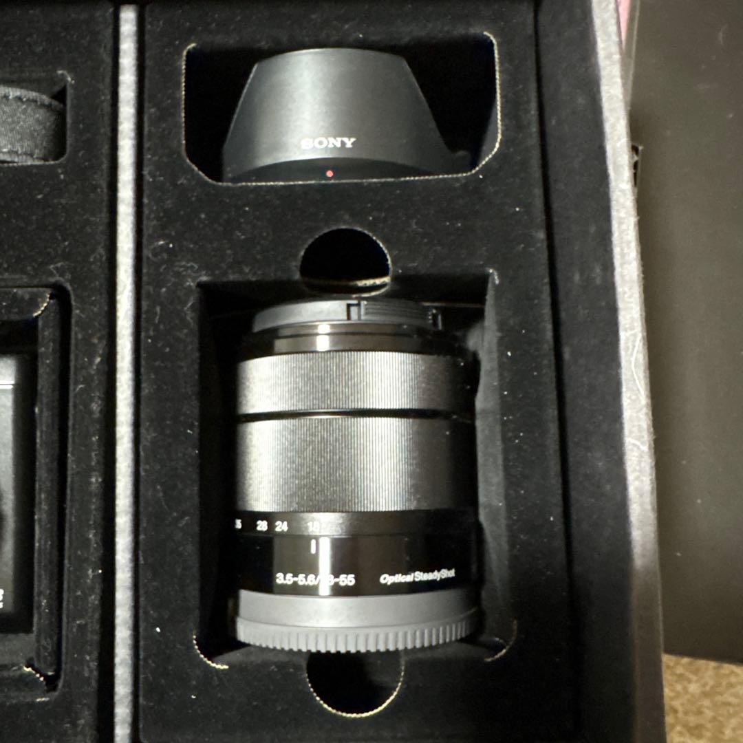 当時品　未使用SONY α NEX-7 ズームレンズキット ファインダーが難あり
