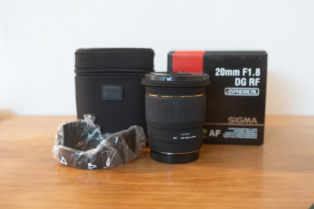 ＜美品＞SIGMA 20mm F1.8 DG RF（キヤノンEF） 元箱付
