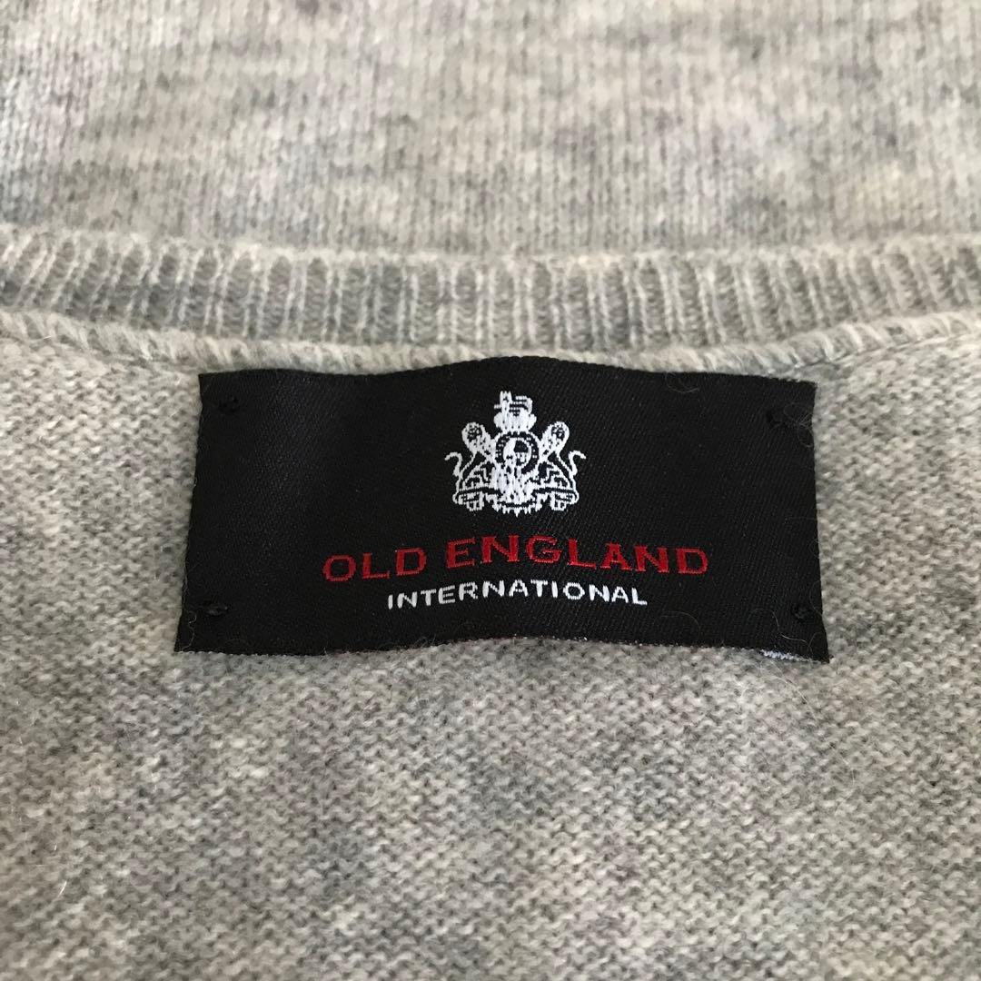 【美品】オールドイングランド OLDENGLAND カシミヤ セーター グレー