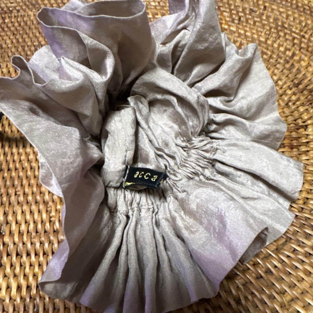 acca アッカ　マシュマロシュシュ　ベリーバレッタ　2点セット