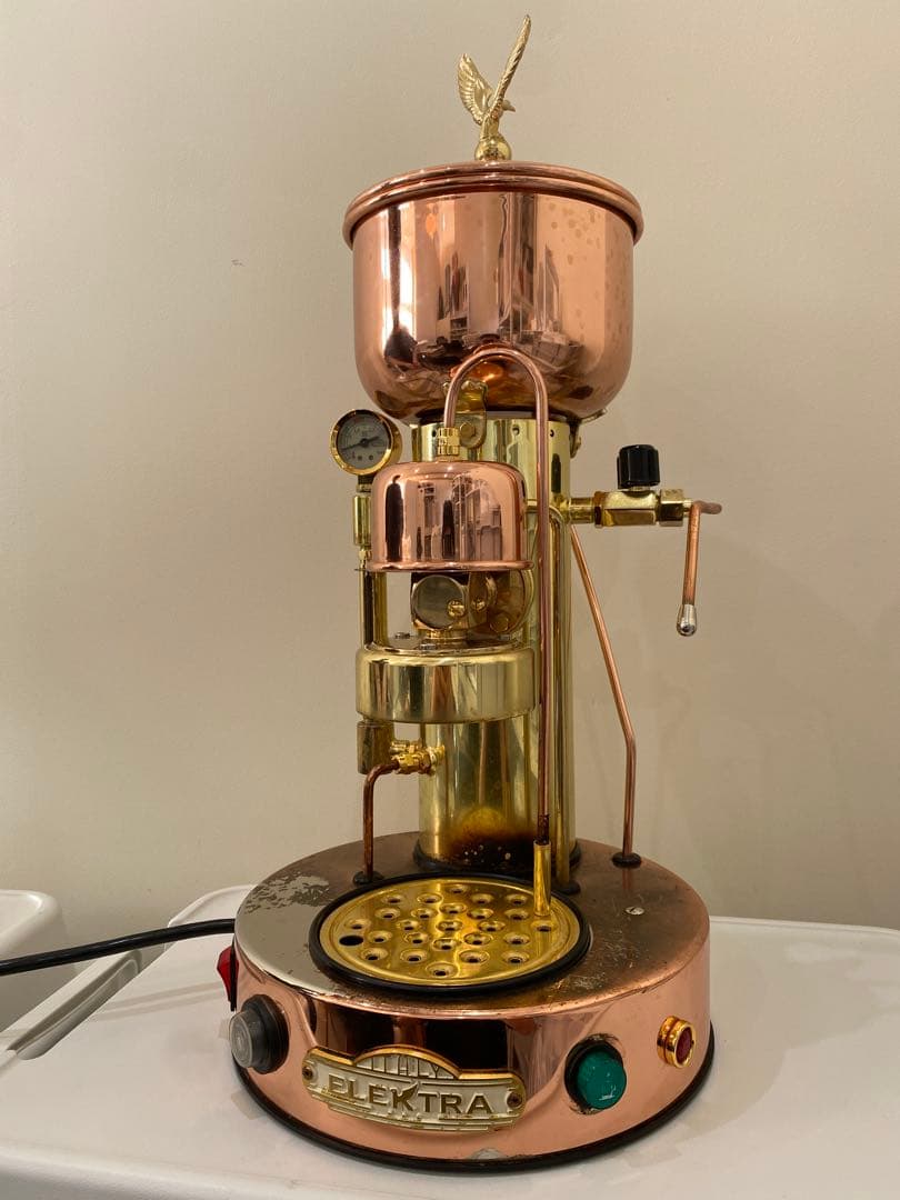 Elektra エレクトラ　エスプレッソマシン 銅製/ジャンク品
