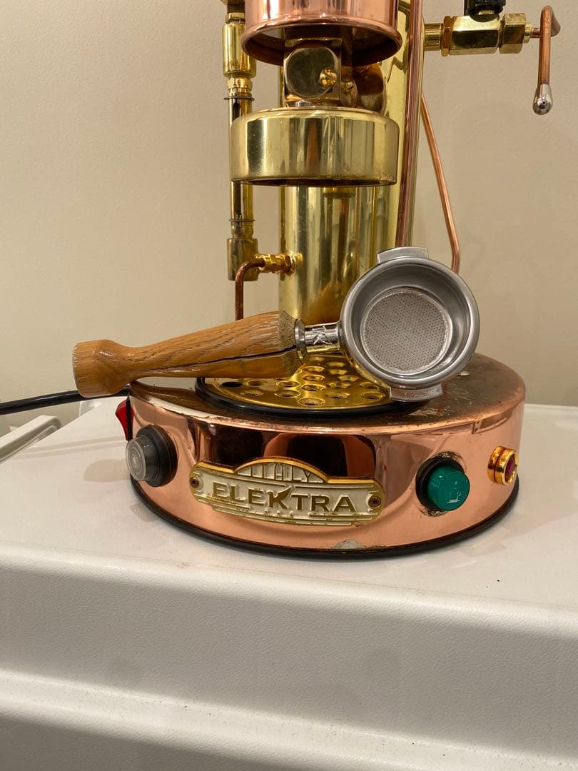 Elektra エレクトラ　エスプレッソマシン 銅製/ジャンク品