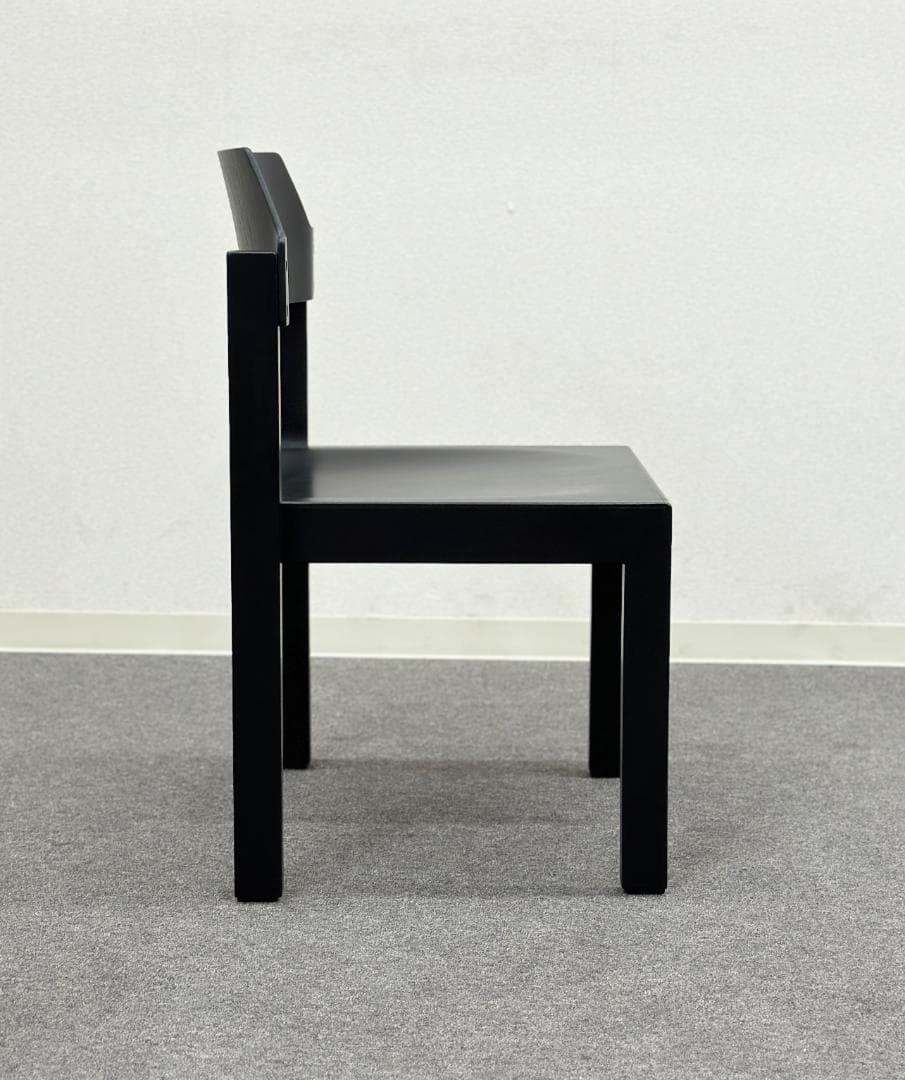 80’ｓ■SCHLAPP MOBEL■CANTOチェア　黒　ドイツ　木製椅子