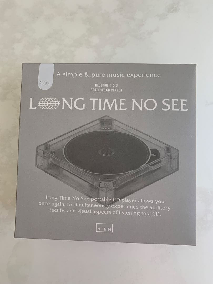 ポータブルCDプレーヤー NINN Labデザイン　Bluetooth対応