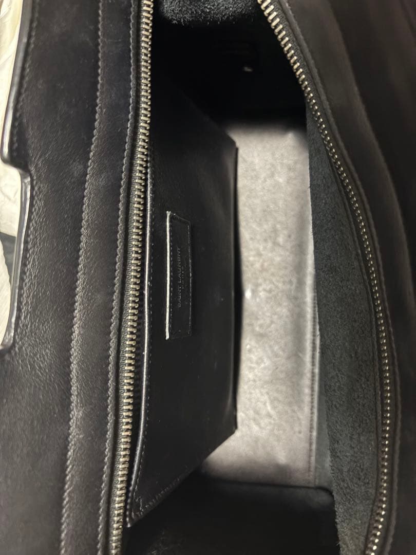 SAINT LAURENT サンローラン ベイビーカバス 黒 ブラック